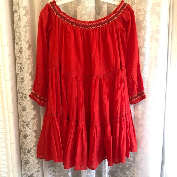 FREE PEOPLE * NWT Sunbeam Embroidered Mini Dress - Picture 5 of 5
